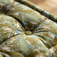 Vintage Green Square  Throw Pillow - image 2