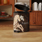 Vintage Equestrian Leather  Round Trash Can - image 12
