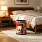 Auspicious Double Horse Leather Trash Can - image 1