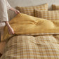 Checkered Cotton Duvet Cover Bedding Set - image 2