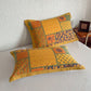 Patchwork Rose & Leaf Cotton Gauze Quilt Blanket - 2PCS Pillow Towels - 20" x 31" - image 11