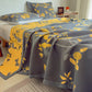 Branch & Bird Cotton Gauze Quilt Blanket - image 2