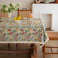 Refresh Floral Cotton Linen Jacquard Tablecloth - image 1