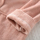 His & Hers Solid Color Absorbent Bath Robe - image 12
