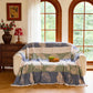 Striped Ginkgo Leaf Cotton Gauze Quilt Blanket - image 2