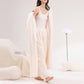 Embossed Plush Coral Fleece Hooded Robe - image 5