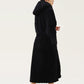 Couple Mtaching Plush Hooded Herringbone Robe - image 12