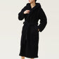 Couple Mtaching Plush Hooded Herringbone Robe - image 11