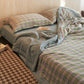 Ownkoti Gingham Pure Cotton Quilt Set - Yellow&Purple - Bedding Set - King - image 20