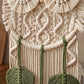 Handmade Macrame Owl Wall Hanging - image 2