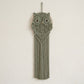 Handmade Macrame Owl Wall Hanging - Green - 76cm x 25cm - image 3