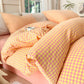Small Check Gingham Cotton Bedding Set - Pink & Yellow - 2PCS Pillowcases - 19" x 29" - image 7