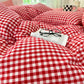 Small Check Gingham Pure Cotton Bedding Set - image 25