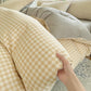 Pastel Gingham Pure Cotton Bedding Set - image 7