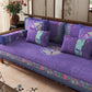 Oriental Style Floral & Butterfly Sofa Protector - image 3