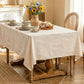 Leaf Pattern Jacquard Tablecloth - image 3