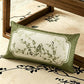 Vintage Green Plum Blossom Sofa Slipcover - Throw Pillow - 12" x 19" - image 3