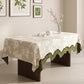 Elegant Floral Branch Cotton Linen Tablecloth - image 1