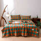 Yarn-dyed Plaid Pure Cotton Vintage Bedding - image 5