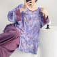 Ownkoti Purple Butterfly Eastern-Inspired Loungewear Set - image 1