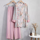 Ownkoti Pink Floral Eastern-Inspired Loungewear Set - image 5