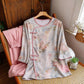 Ownkoti Pink Floral Eastern-Inspired Loungewear Set - image 6