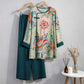 Ownkoti Retro Floral Eastern-Inspired Loungewear Set - image 9