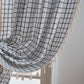 Minimalist Black White Grid Check Curtain - image 3