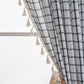 Minimalist Black White Grid Check Curtain - image 7