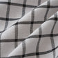 Minimalist Black White Grid Check Curtain - image 9