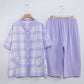Plaid Cotton Gauze Button-Front Pajama Set - image 15