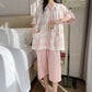 Plaid Cotton Gauze Button-Front Pajama Set - image 5