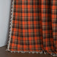 Bright Orange Plaid Tassel Curtain - image 6