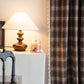 Vintage Style Plaid Tassel Curtain - image 7