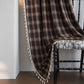 Vintage Style Plaid Tassel Curtain - image 8