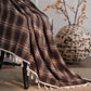 Vintage Style Plaid Tassel Curtain - image 12