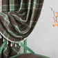 Vintage Style Green Plaid Tassel Curtain - image 9