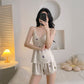 Butterfly Silky Lace Trim Cami Pajama Set - image 3