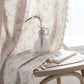 Elegant Branch & Floral Curtain with Tassel - image 2