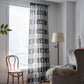 Rustic Bunny & Plaid Curtain with Tassel - image 2