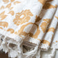 Vintage Yellow Pattern Curtain with Tassel - image 4