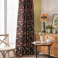 Tulip Floral Jacquard Curtain with Tassel - image 1