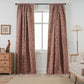 Vintage Leaf Jacquard Curtain with Tassel - image 0