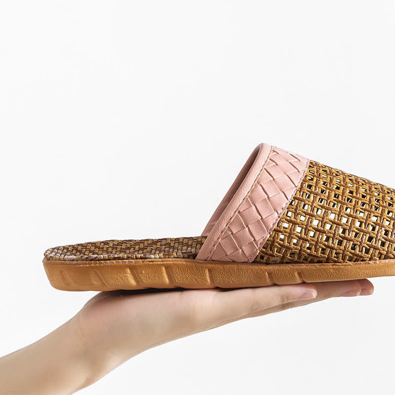 Ownkoti Natural Rattan Anti-Slip Indoor Slippers  - image 6