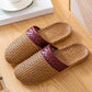Ownkoti Natural Rattan Anti-Slip Indoor Slippers  - Purple - L - image 9