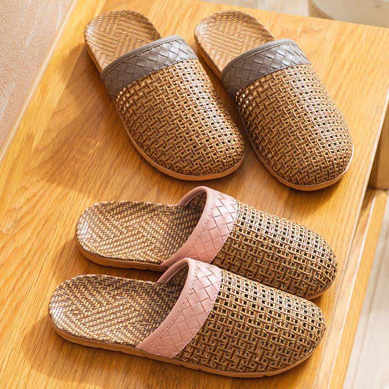 Ownkoti Natural Rattan Anti-Slip Indoor Slippers  - image 3