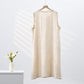 Minimalist Style Pure Cotton Sleeveless Nightgown - image 3