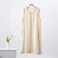 Minimalist Style Pure Cotton Sleeveless Nightgown - image 1