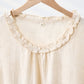 Minimalist Style Pure Cotton Sleeveless Nightgown - image 6