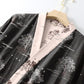 Unisex Charcoal Tree Cotton Kimono Robe - image 4